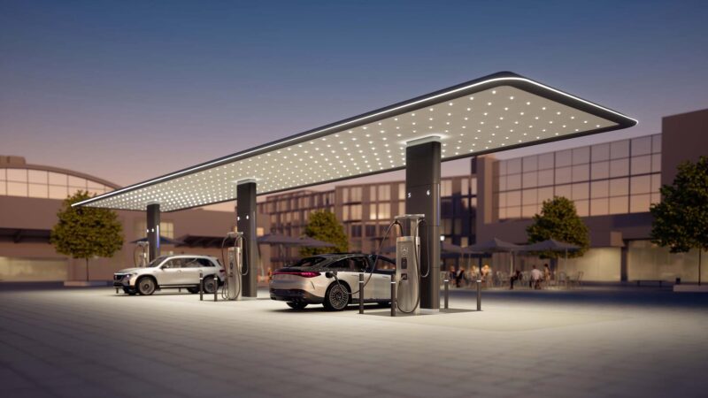 Pierwsze stacje ładowania samochodów elektrycznych Mercedes-Benz zostaną otwarte jesienią tego roku-4