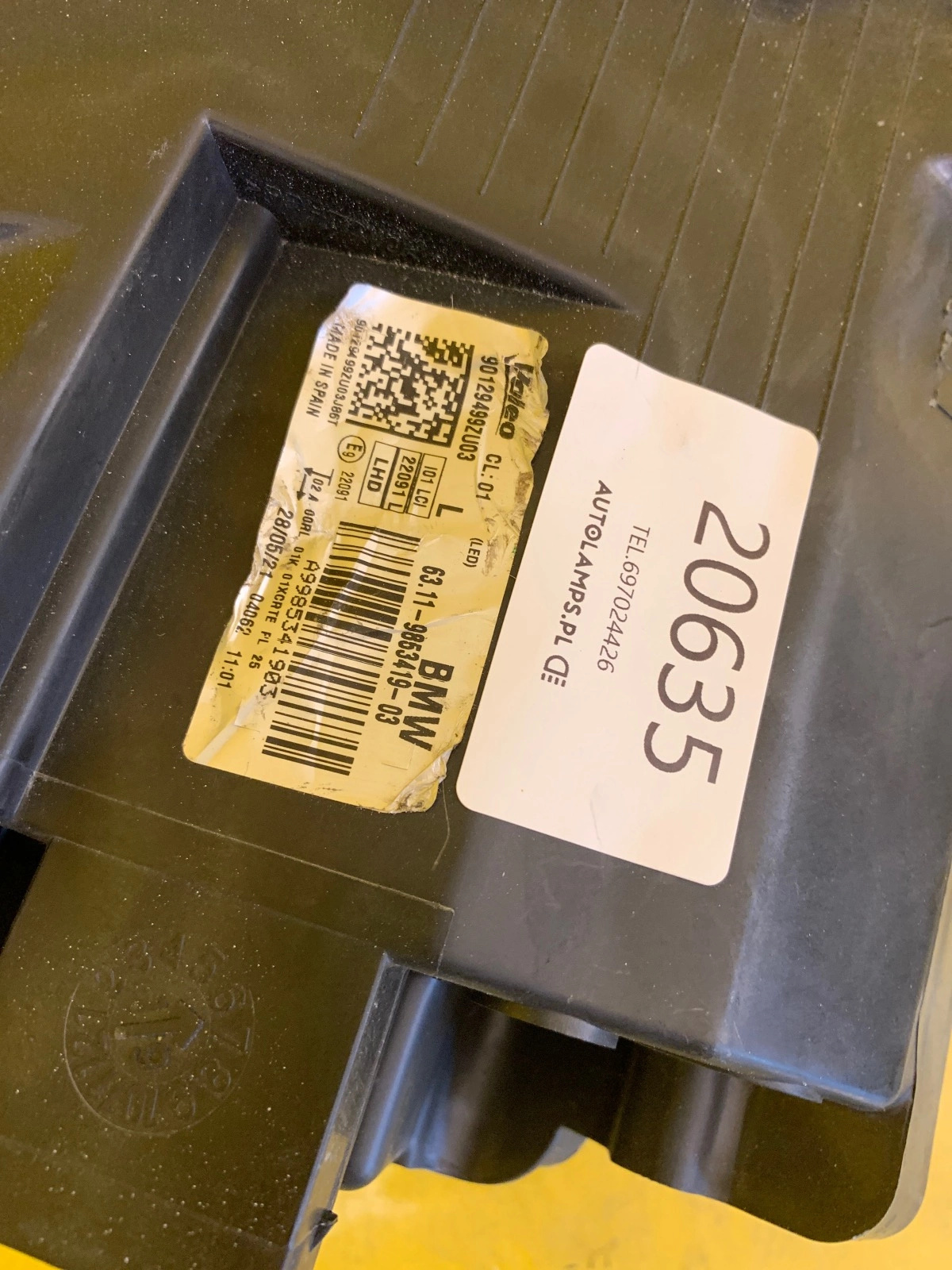 Reflektor Lampa Lewa BMW I3 Adaptive Full Led 9853419-03 EU Autolamps 2 Reflektor Lampa Lewa BMW I3 Adaptive Full Led 9853419-03 EU