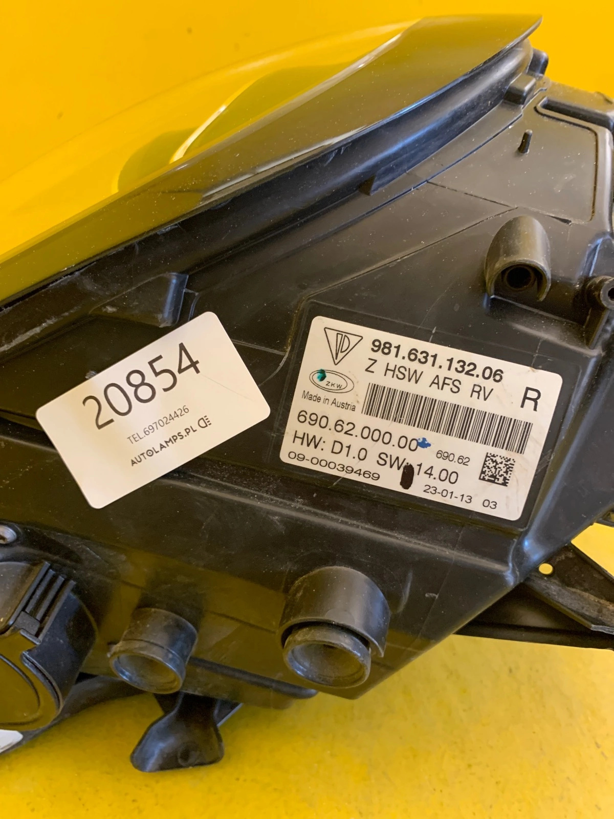 Reflektor Lampa Prawa Porsche Boxster Cayman 981 Xenon 98163113206 Autolamps 2 Reflektor Lampa Prawa Porsche Boxster Cayman 981 Xenon 98163113206