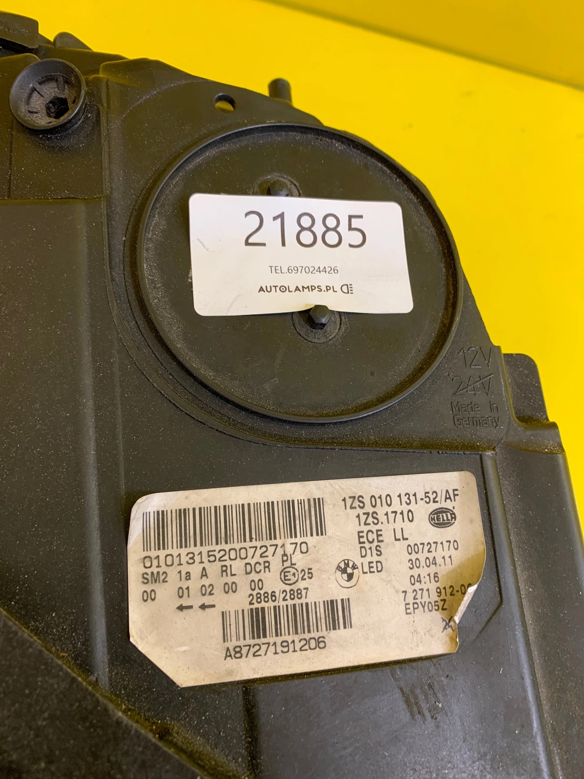 Reflektor Lampa Prawa BMW 5 F10 Xenon 7271912-06 Nieskrętna Autolamps 2 Reflektor Lampa Prawa BMW 5 F10 Xenon 7271912-06 Nieskrętna