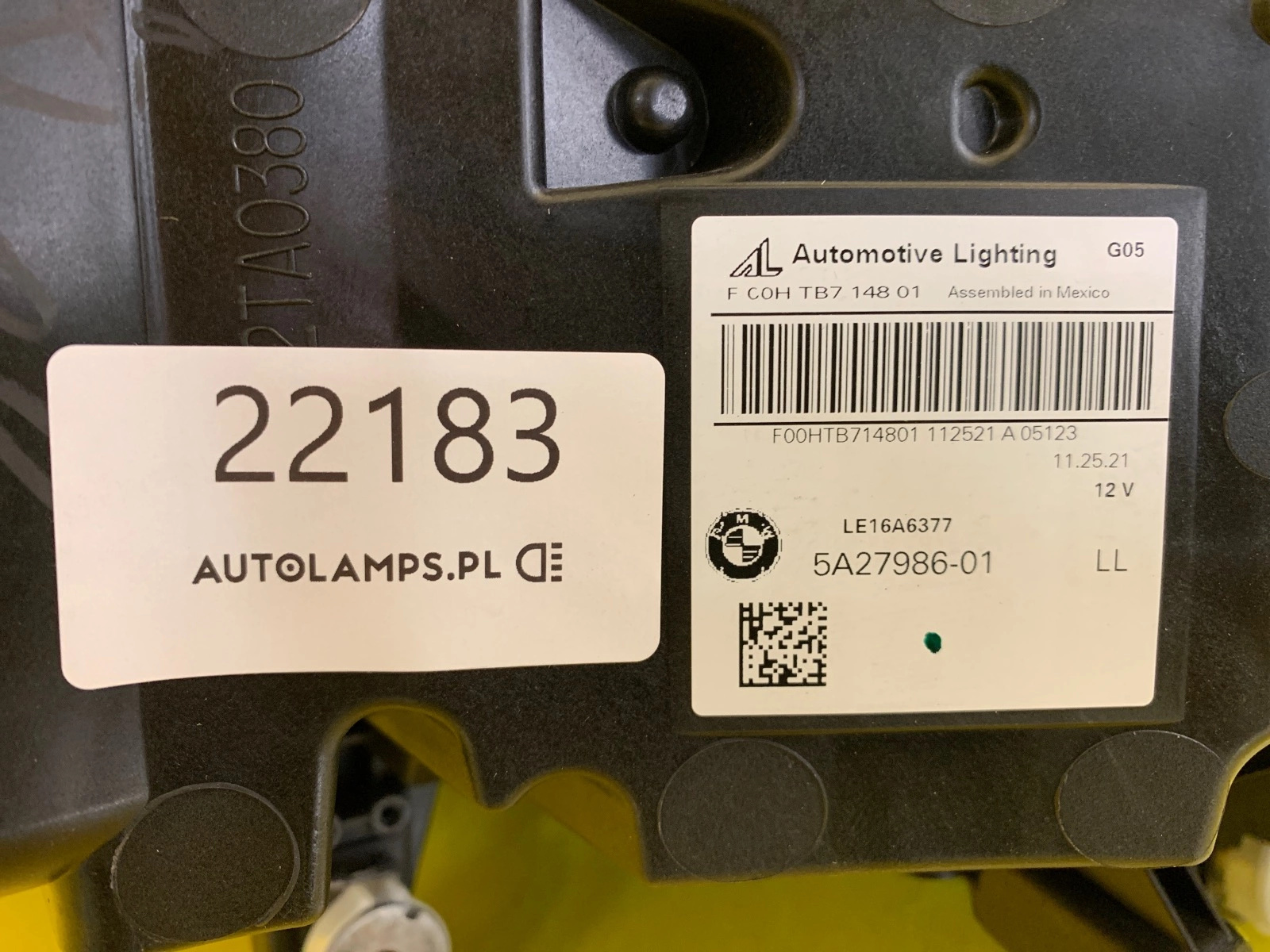 Reflektor Lampa Prawa BMW X5 G05 Full Led 5A27986-01 Autolamps 2 Reflektor Lampa Prawa BMW X5 G05 Full Led 5A27986-01