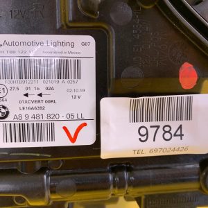 Reflektor Lampa Prawa BMW X7 G07 FULL LED ADAPTIVE 9481820-05