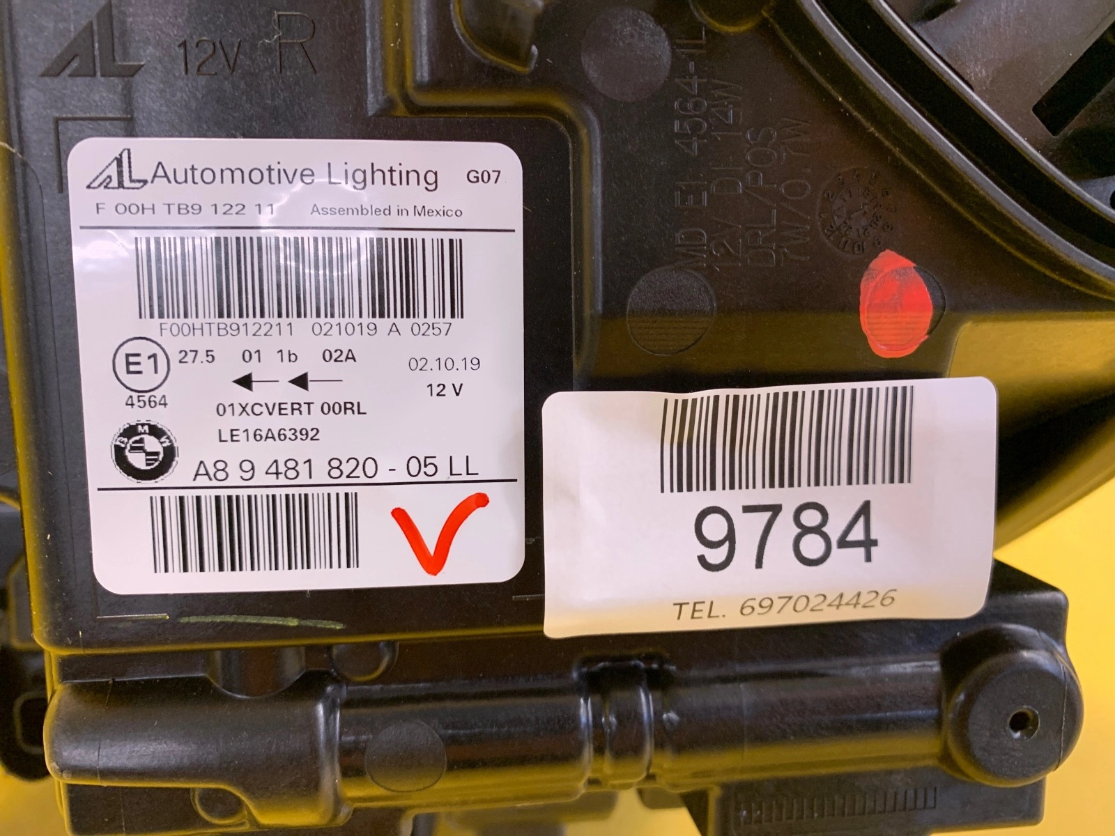 Reflektor Lampa Prawa BMW X7 G07 FULL LED ADAPTIVE 9481820-05 Autolamps 2 Reflektor Lampa Prawa BMW X7 G07 FULL LED ADAPTIVE 9481820-05