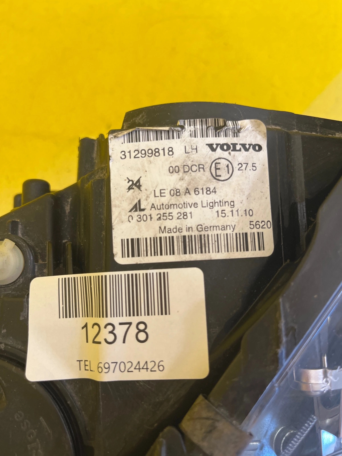 Reflektor Lampa Lewa Volvo C30 LIFT 31299818 Autolamps 2 Reflektor Lampa Lewa Volvo C30 LIFT 31299818