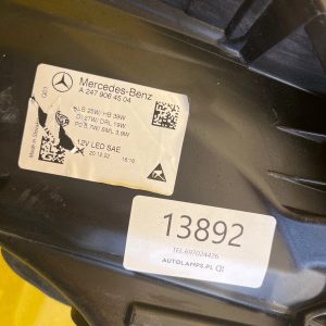 Reflektor Lampa Lewa Mercedes GLA W247 Full Led USA A2479064504