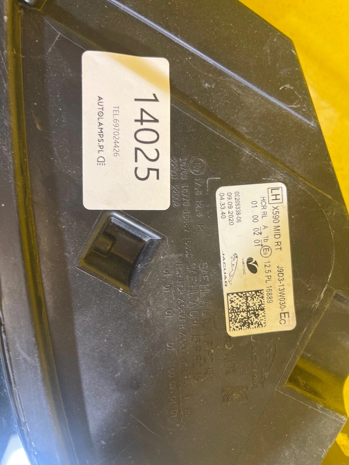 Reflektor Lampa Lewa Jaguar I-PACE X590 MID LED J9D3-13W030-EC Autolamps 2 Reflektor Lampa Lewa Jaguar I-PACE X590 MID LED J9D3-13W030-EC