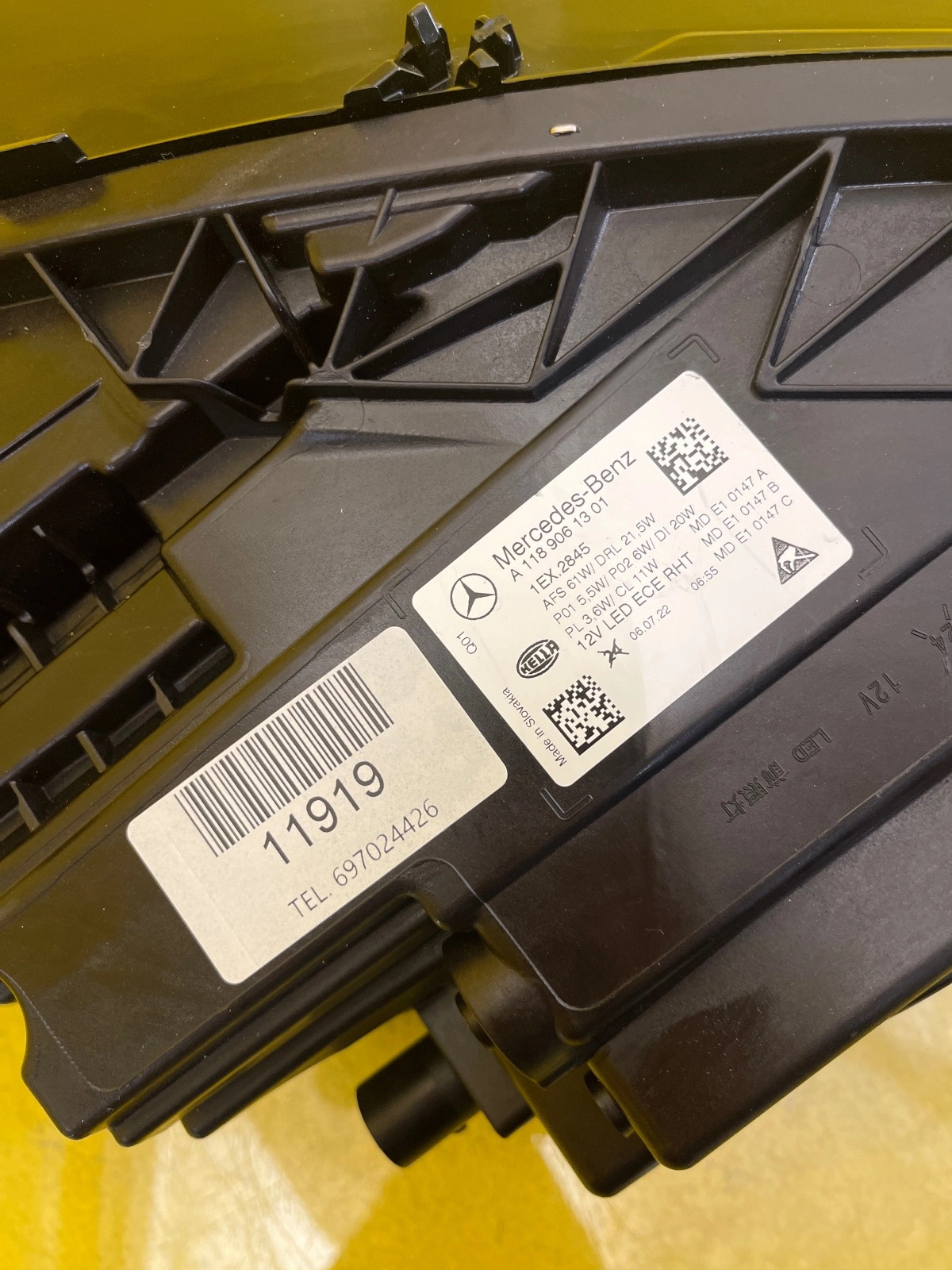 Reflektor Lampa Lewa Mercedes CLA W118 Lift Full Led A1189061301 Autolamps 2 Reflektor Lampa Lewa Mercedes CLA W118 Lift Full Led A1189061301