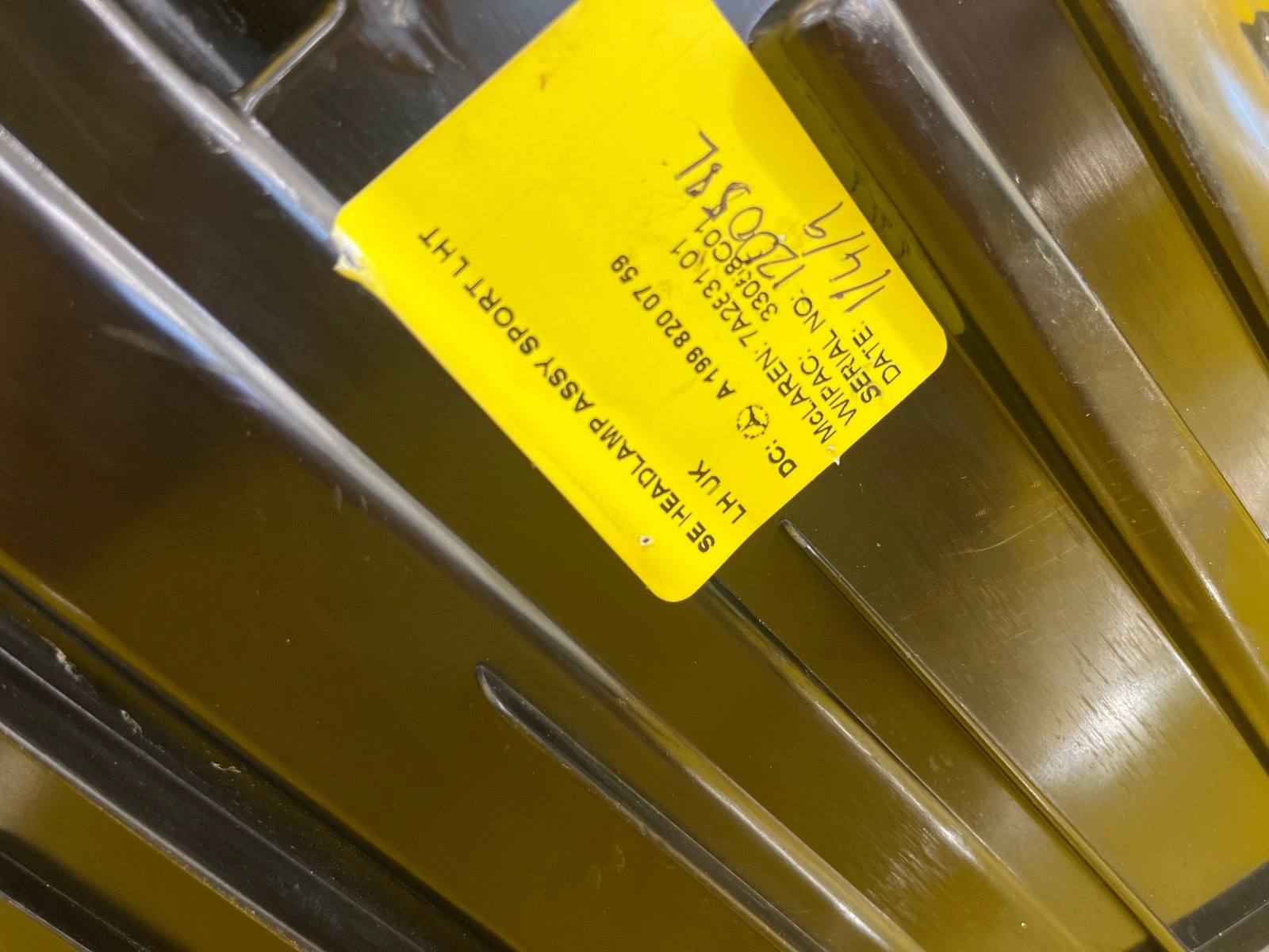 Reflektor LAMPA LEWA MERCEDES SLR MCLAREN XENON A1998200759 Autolamps 3 Reflektor LAMPA LEWA MERCEDES SLR MCLAREN XENON A1998200759