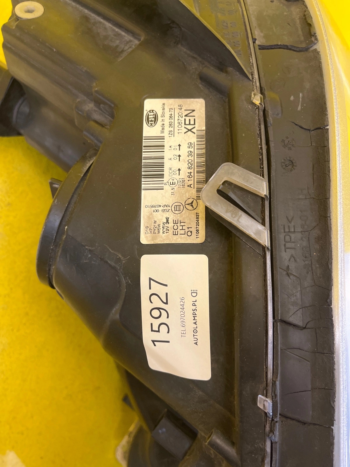 Reflektor LAMPA LEWA MERCEDES W164 ML LIFT AMG BI-XENON A1648203959 Autolamps 2 Reflektor LAMPA LEWA MERCEDES W164 ML LIFT AMG BI-XENON A1648203959