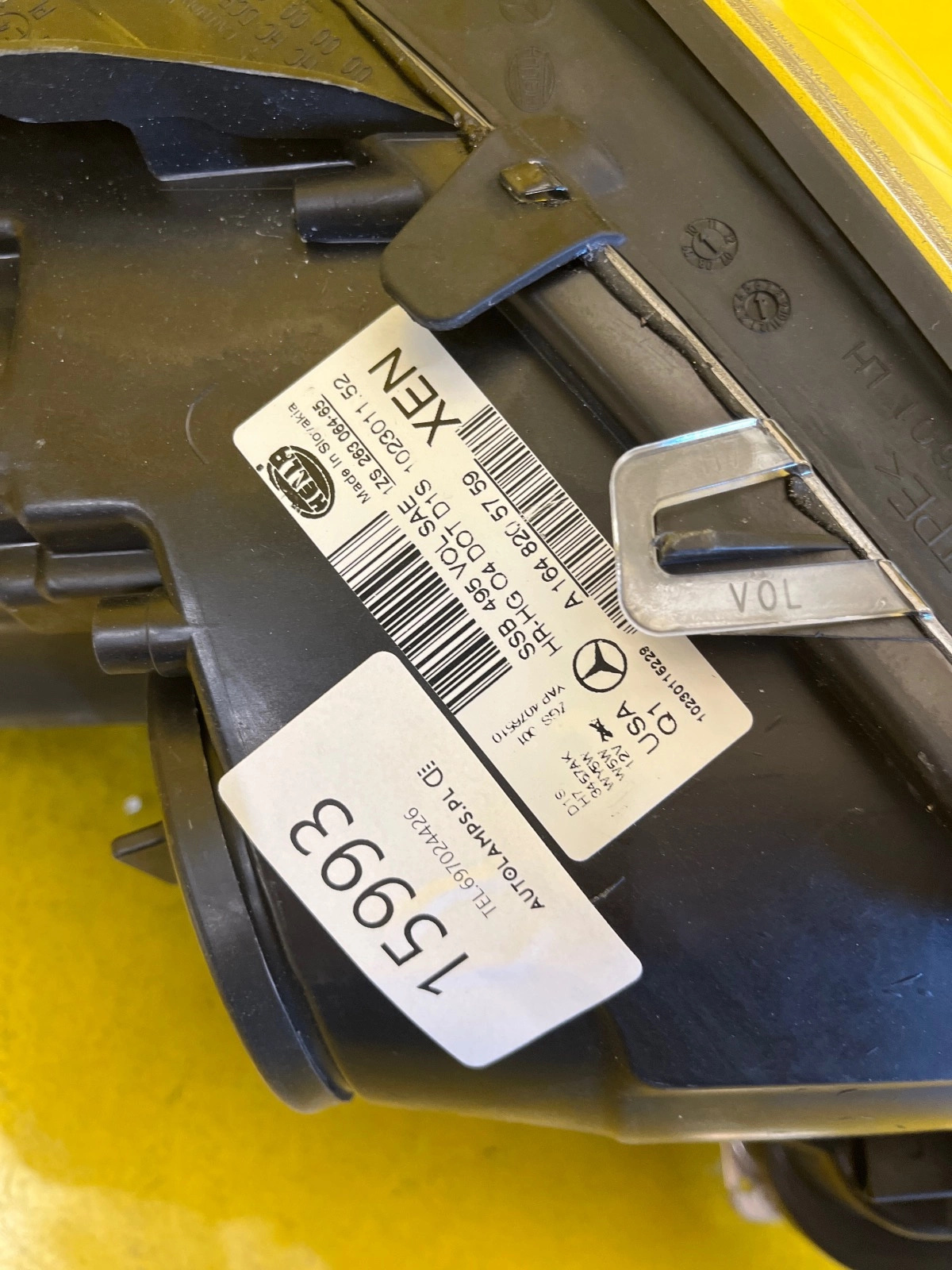 Reflektor Lampa LEWA Mercedes ML W164 05-08 BI Xenon USA A1648205759 Autolamps 2 Reflektor Lampa LEWA Mercedes ML W164 05-08 BI Xenon USA A1648205759