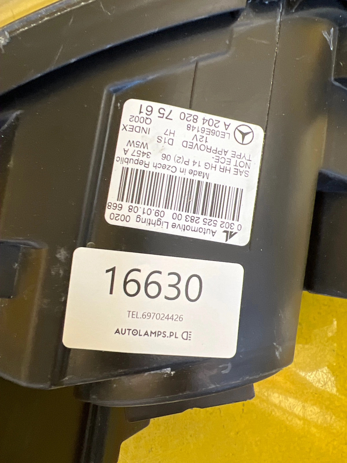 Reflektor Lampa Lewa MERCEDES W204 C-Klasa 11-14 XENON A2048207561 Autolamps 2 Reflektor Lampa Lewa MERCEDES W204 C-Klasa 11-14 XENON A2048207561