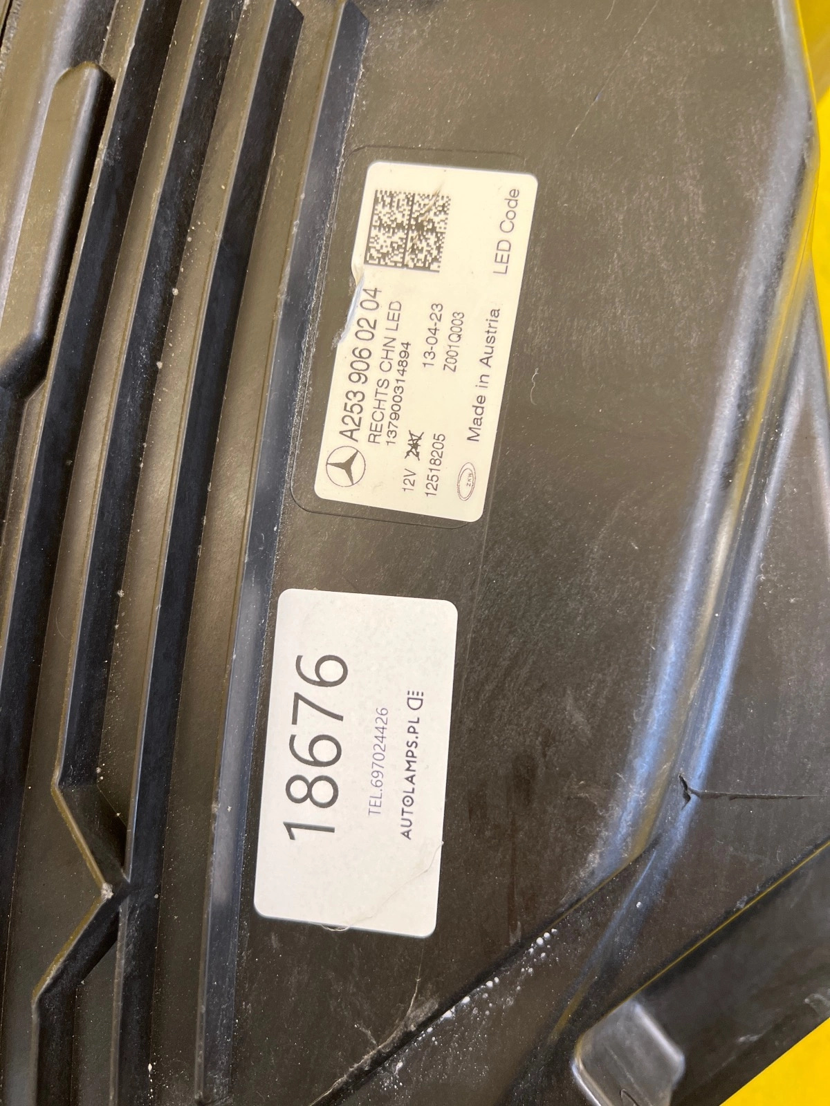 Reflektor LAMPA PRAWA MERCEDES GLC W253 LIFT FULL LED 19- A2539060204 Autolamps 2 Reflektor LAMPA PRAWA MERCEDES GLC W253 LIFT FULL LED 19- A2539060204