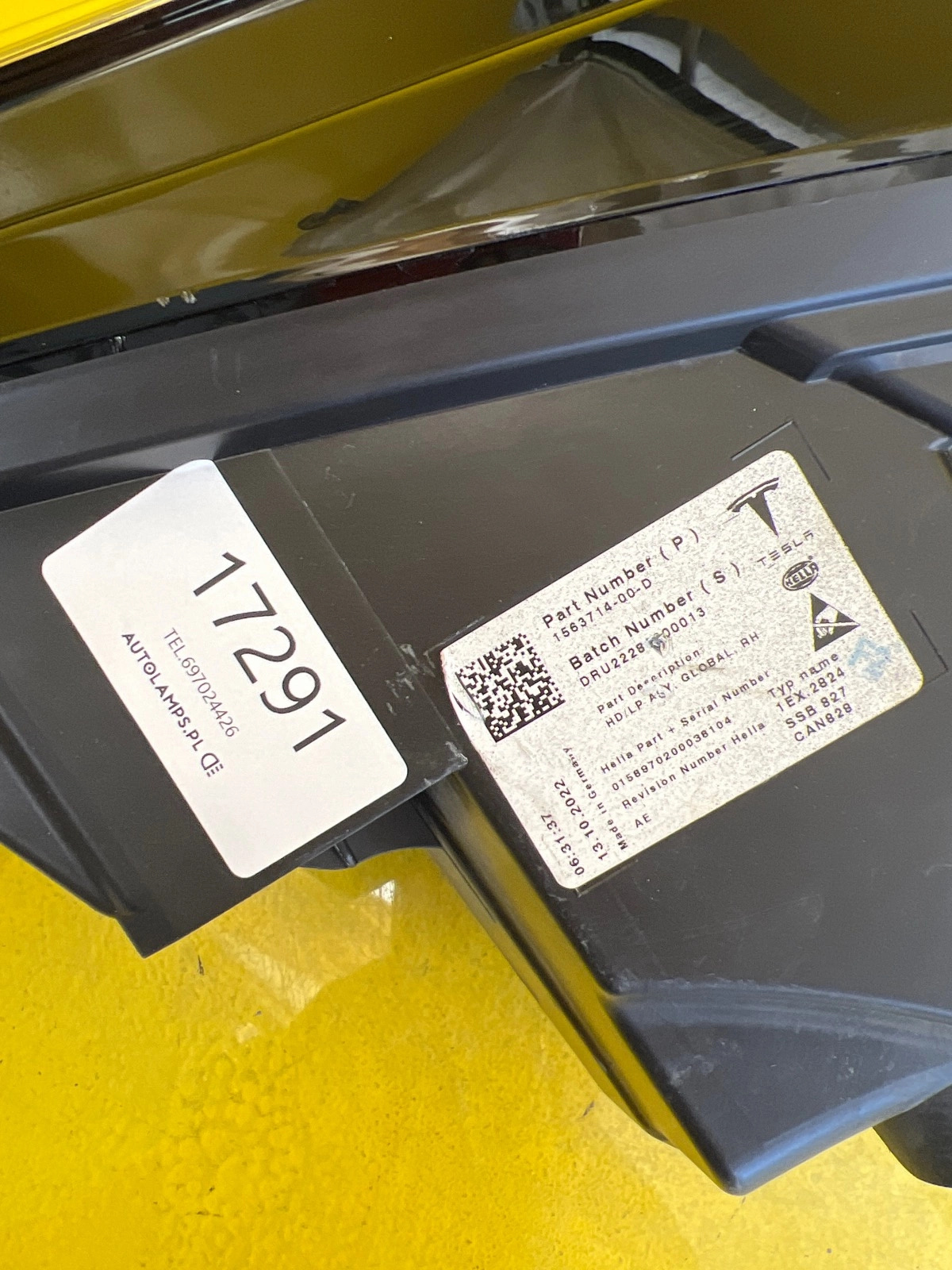 Reflektor TESLA MODEL S Lampa Prawa Przednia 1563714-00-E LED 2021- Autolamps 2 Reflektor TESLA MODEL S Lampa Prawa Przednia 1563714-00-E LED 2021-