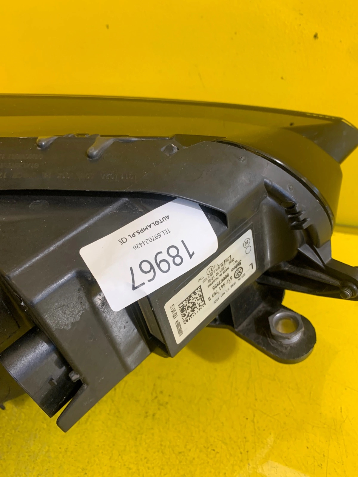 Reflektor LAMPA LEWA VW GOLF SPORTSVAN Xenon 14-18 517941753B Autolamps 2 Reflektor LAMPA LEWA VW GOLF SPORTSVAN Xenon 14-18 517941753B