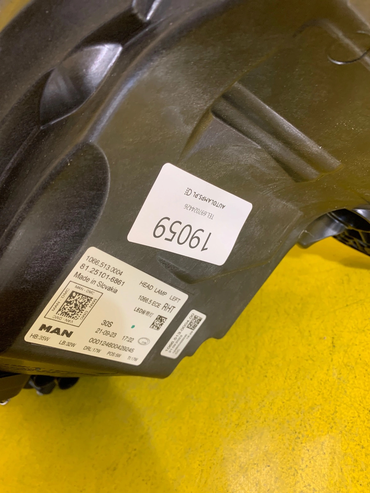 Reflektor Lampa LEWA MAN TGX TGE TGS FULL LED 81251016861 Autolamps 2 Reflektor Lampa LEWA MAN TGX TGE TGS FULL LED 81251016861