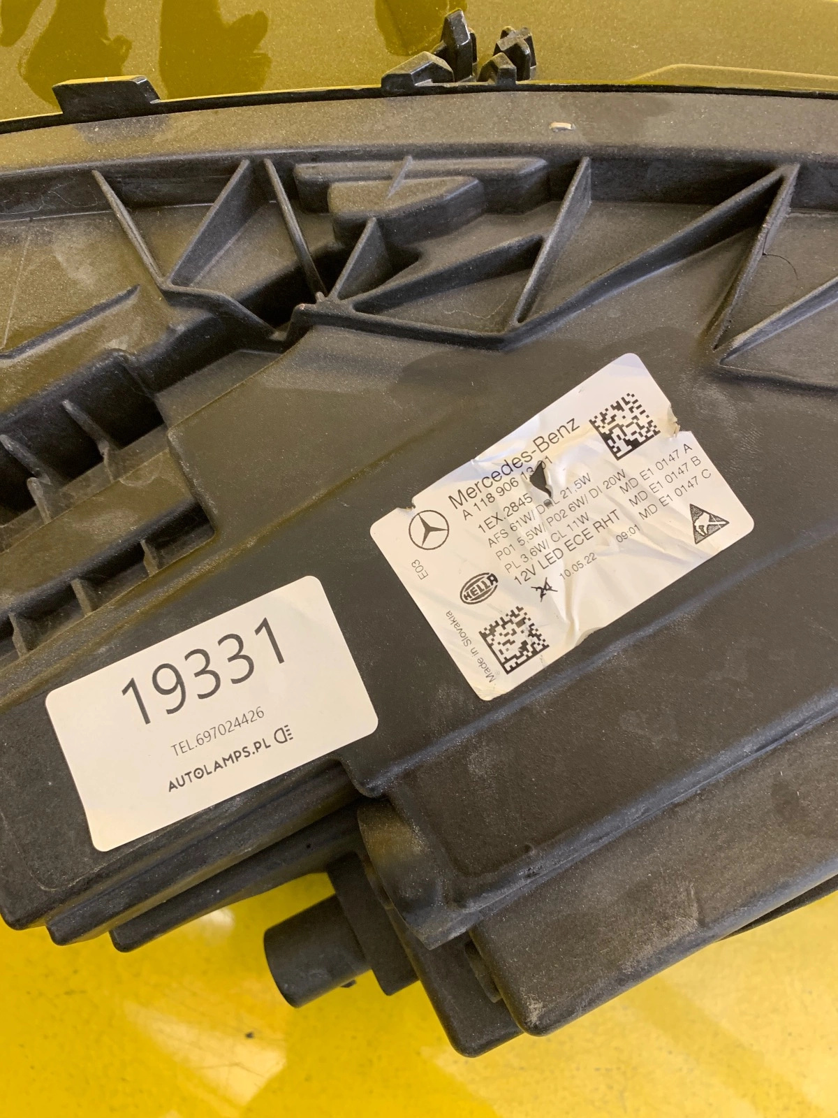 Reflektor Lampa Lewa MERCEDES CLA W118 LIFT FULL LED A1189061301 Autolamps 2 Reflektor Lampa Lewa MERCEDES CLA W118 LIFT FULL LED A1189061301