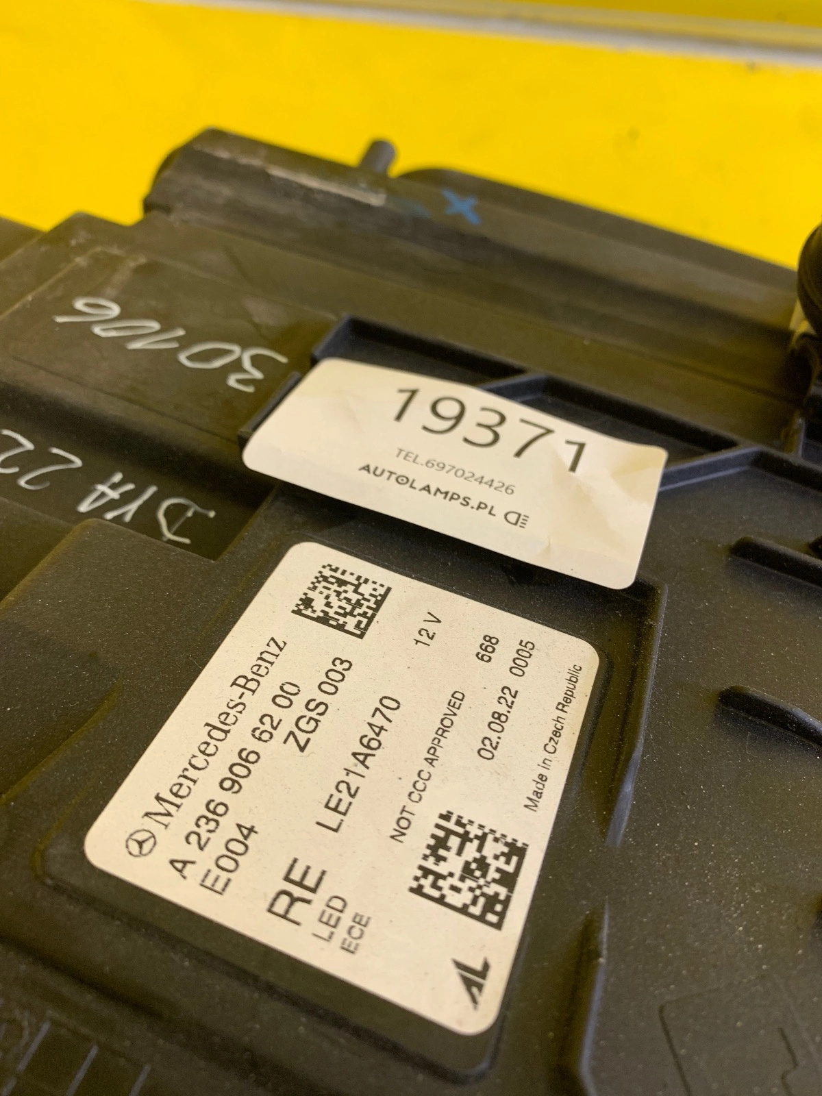 Reflektor Lampa Prawa MERCEDES CLE COUPE 236 W236 C236 LED PERFORMANCE A2369066200 Autolamps 2 Reflektor Lampa Prawa MERCEDES CLE COUPE 236 W236 C236 LED PERFORMANCE A2369066200