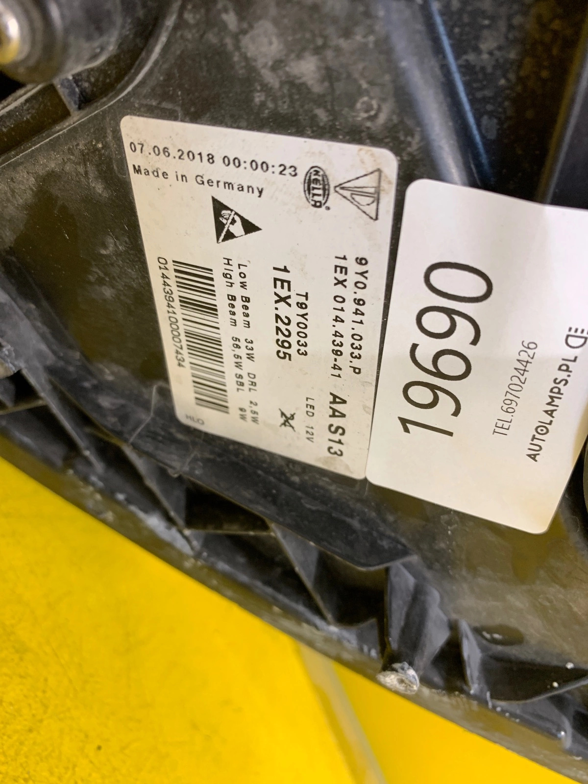 Reflektor PORSCHE CAYENNE 3 III 9Y0 17+ LAMPA FULL LED 9Y0941033P Autolamps 2 Reflektor PORSCHE CAYENNE 3 III 9Y0 17+ LAMPA FULL LED 9Y0941033P