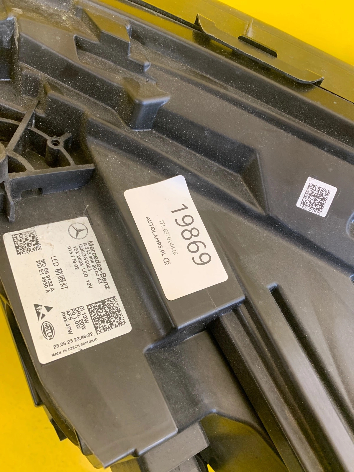 Reflektor Lampa Prawa MERCEDES EQB EQA W243 FULL LED A2439069000 Autolamps 2 Reflektor Lampa Prawa MERCEDES EQB EQA W243 FULL LED A2439069000