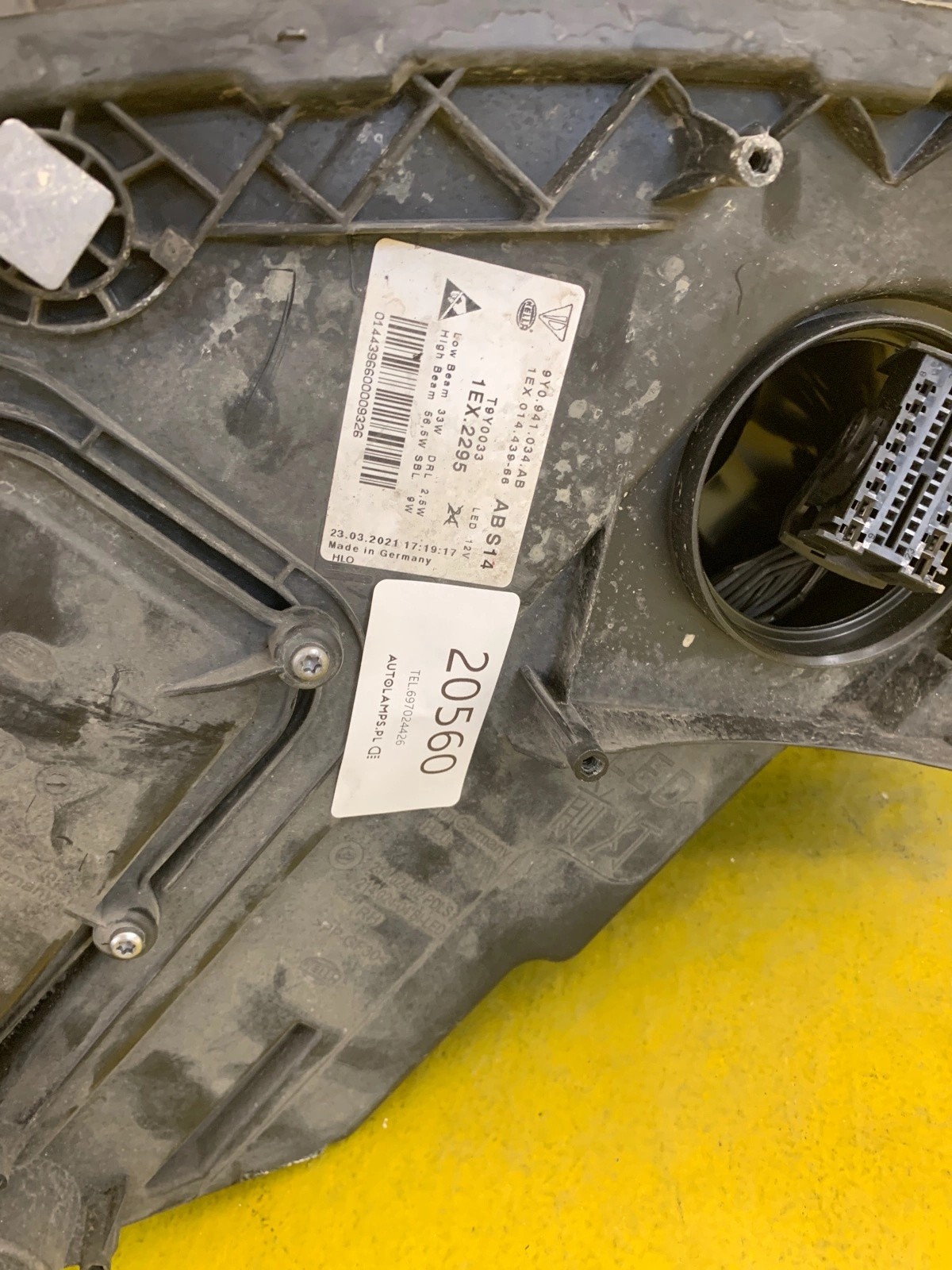 Reflektor Lampa Prawa Porsche Cayenne 3 III 9Y0 17- Full Led 9Y0941034AB Autolamps 2 Reflektor Lampa Prawa Porsche Cayenne 3 III 9Y0 17- Full Led 9Y0941034AB