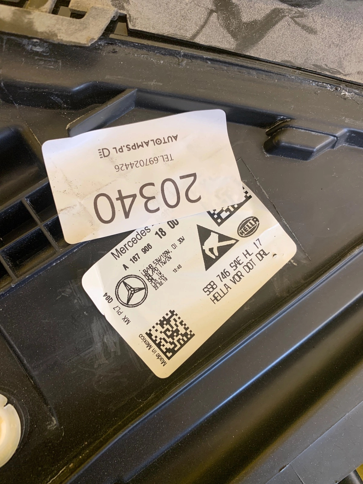 Reflektor Lampa Lewa Mercedes GLE W167 Full Led Multibeam A1679061800 USA Autolamps 2 Reflektor Lampa Lewa Mercedes GLE W167 Full Led Multibeam A1679061800 USA