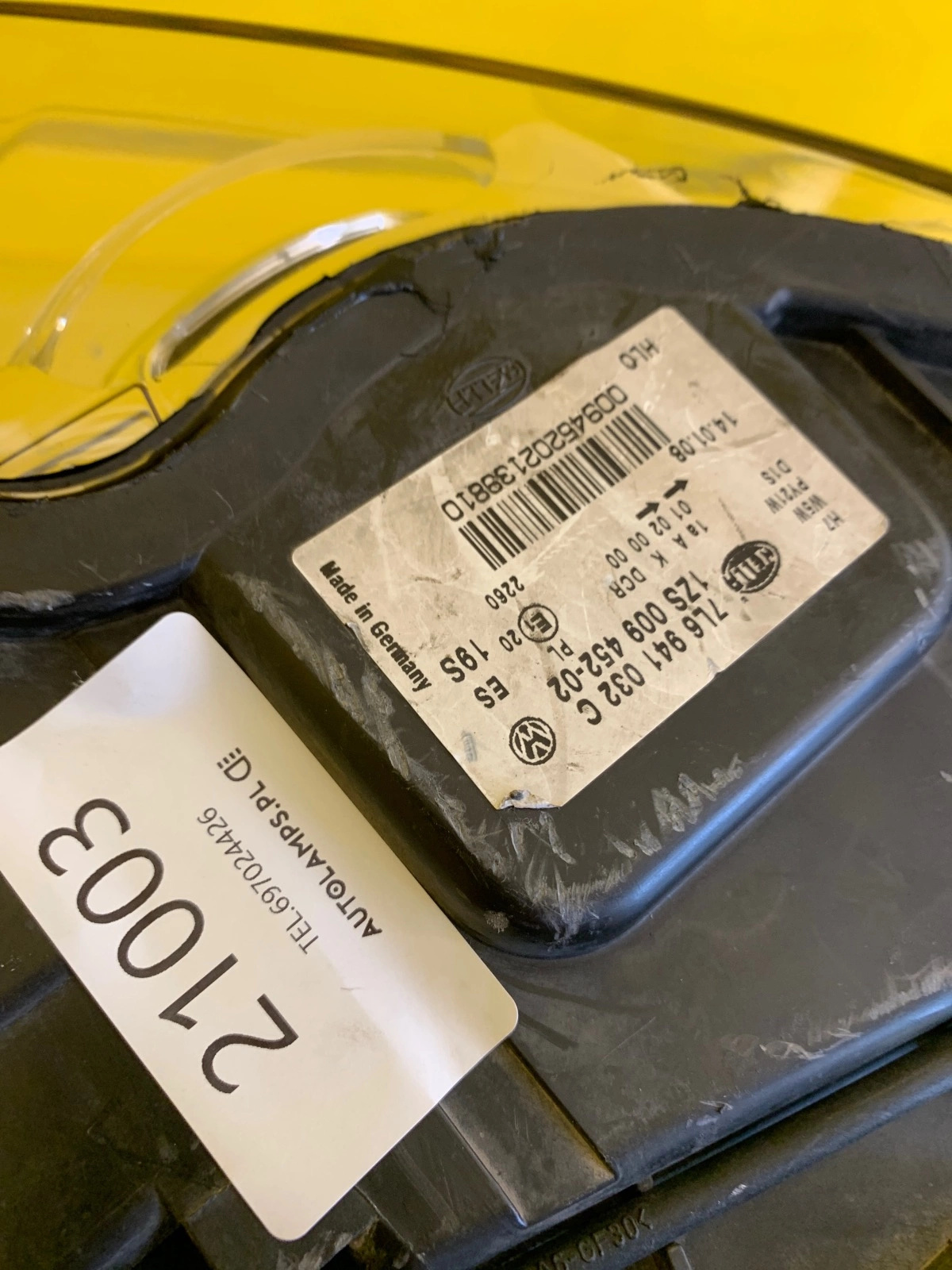 Reflektor Lampa prawa VW Touareg 07- Xenon skrętny 7L6941032C Autolamps 2 Reflektor Lampa prawa VW Touareg 07- Xenon skrętny 7L6941032C