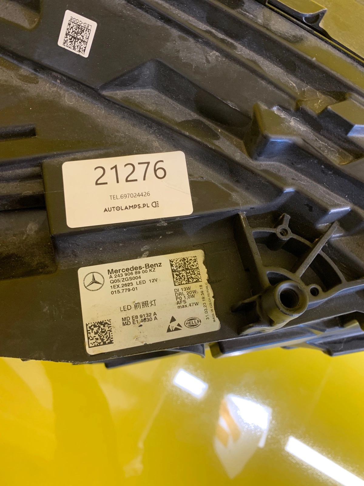 Reflektor Lampa Lewa Mercedes EQB EQA W243 Full Led A2439069000 Autolamps 2 Reflektor Lampa Lewa Mercedes EQB EQA W243 Full Led A2439069000