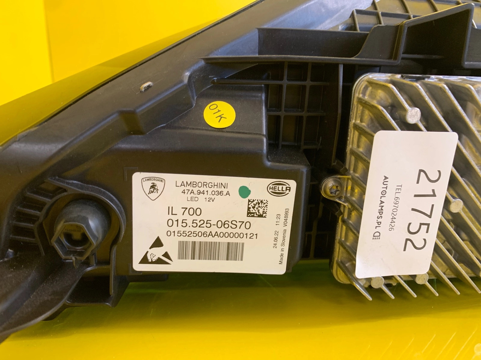 Reflektor Lampa Lewa Prawa Lamborghini Revuelto Full Led Autolamps 4 Reflektor Lampa Lewa Prawa Lamborghini Revuelto Full Led