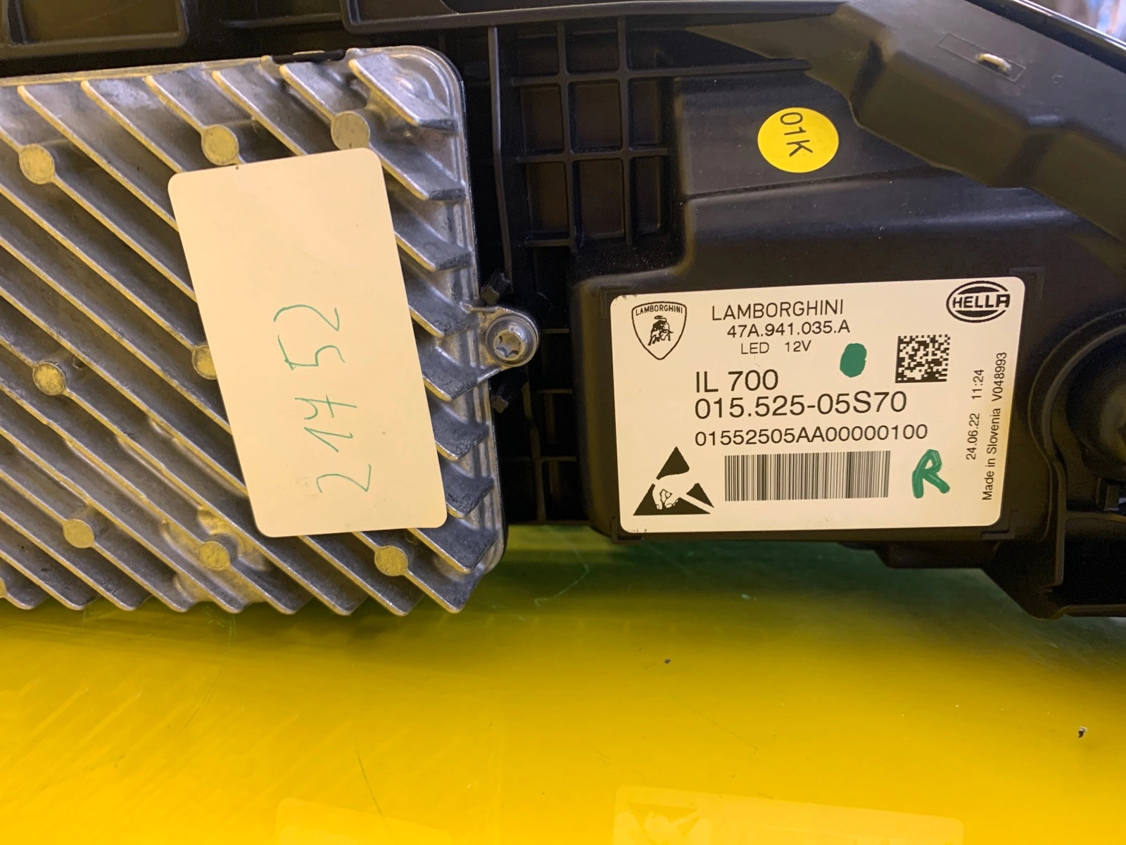 Reflektor Lampa Lewa Prawa Lamborghini Revuelto Full Led Autolamps 5 Reflektor Lampa Lewa Prawa Lamborghini Revuelto Full Led