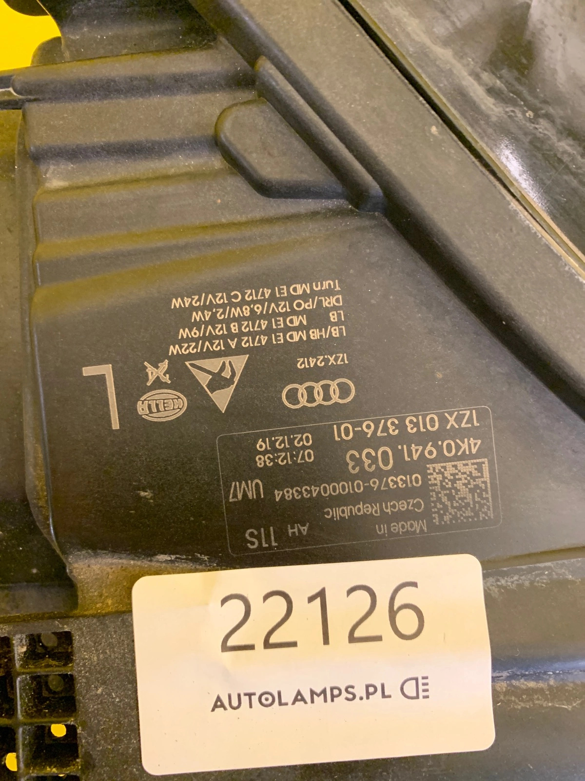 Reflektor Lampa Lewa Audi A6 C8 Full Led 4K0941033 Autolamps 2 Reflektor Lampa Lewa Audi A6 C8 Full Led 4K0941033