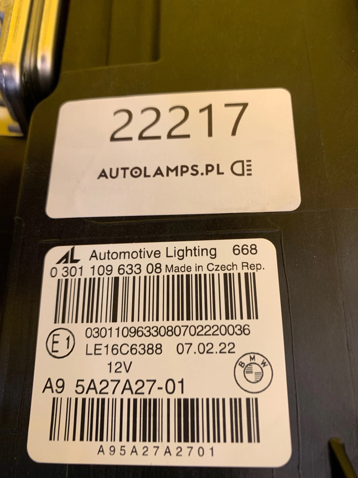 Reflektor Lampa Lewa Przednia BMW 8 G14 G15 G16 M8 F91 F92 Full Led 5A27A27-01 Autolamps 2 Reflektor Lampa Lewa Przednia BMW 8 G14 G15 G16 M8 F91 F92 Full Led 5A27A27-01