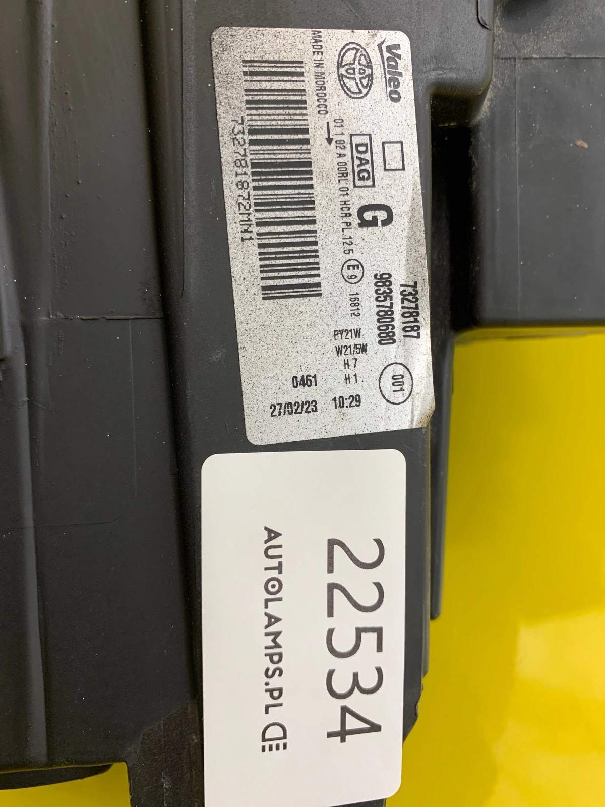 Reflektor Lampa lewa Toyota Proace Verso City 20- 9835780680 Autolamps 2 Reflektor Lampa lewa Toyota Proace Verso City 20- 9835780680