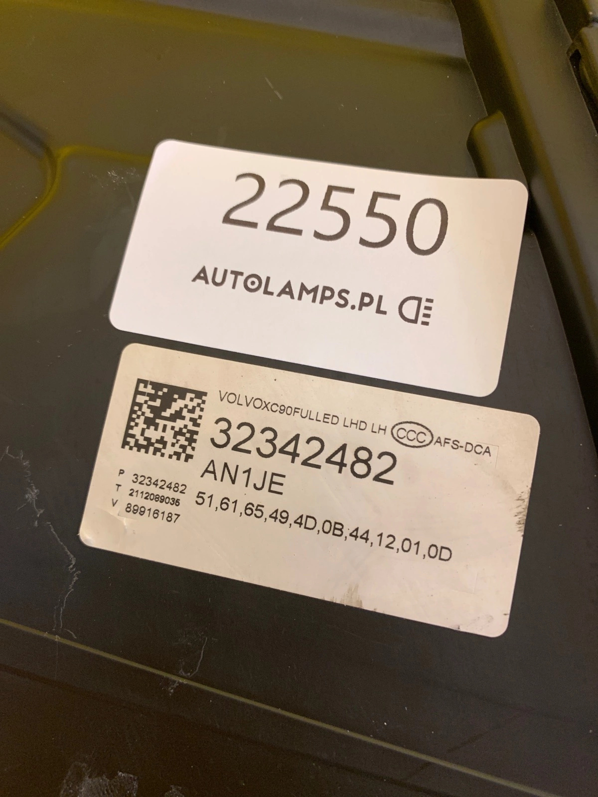 Reflektor Lampa lewa Volvo XC90 II Full Led 32342482 Autolamps 2 Reflektor Lampa lewa Volvo XC90 II Full Led 32342482