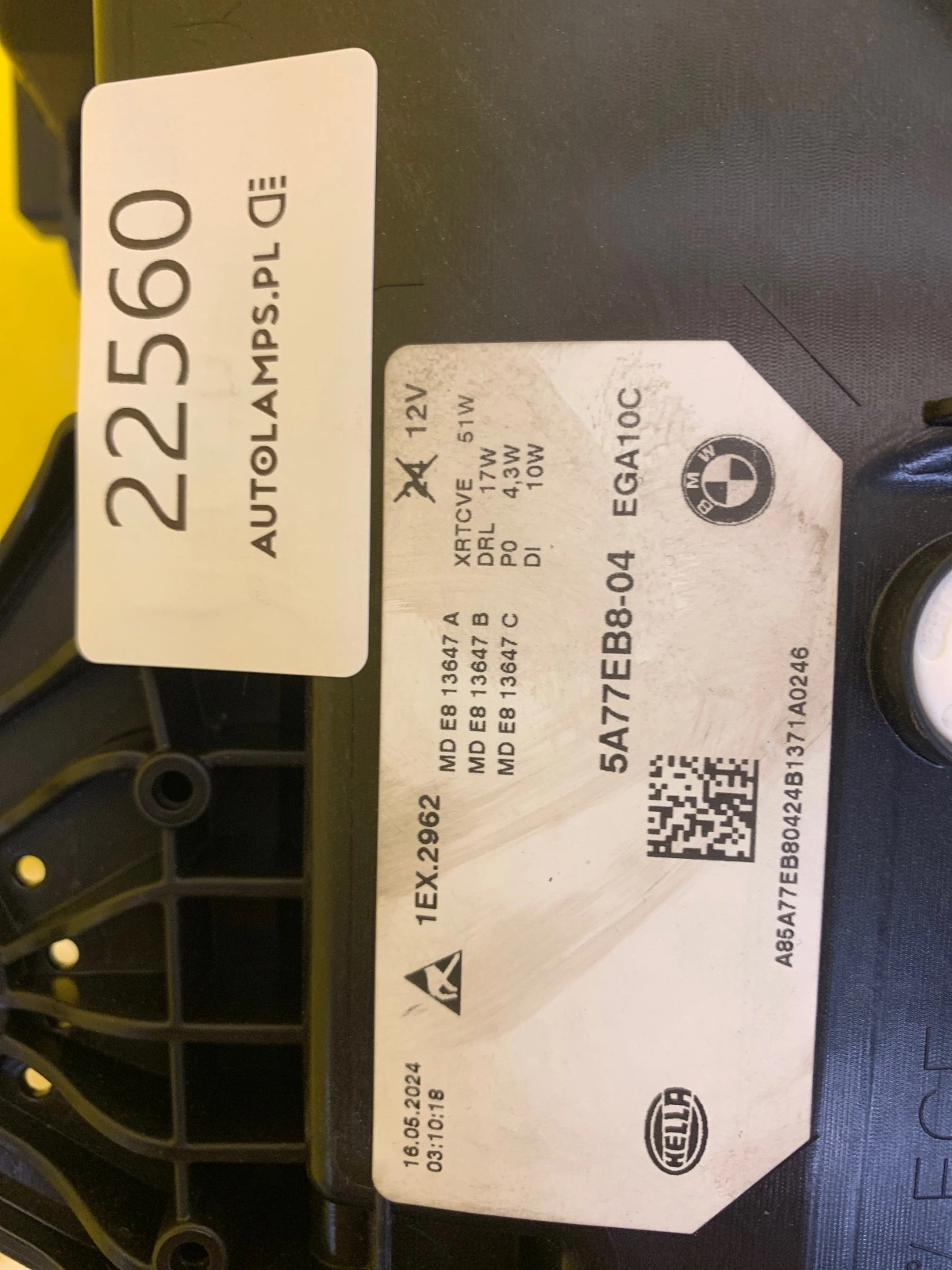 Reflektor Lampa prawa BMW X2 U10 Full Led 5A77EB8-04 Autolamps 2 Reflektor Lampa prawa BMW X2 U10 Full Led 5A77EB8-04