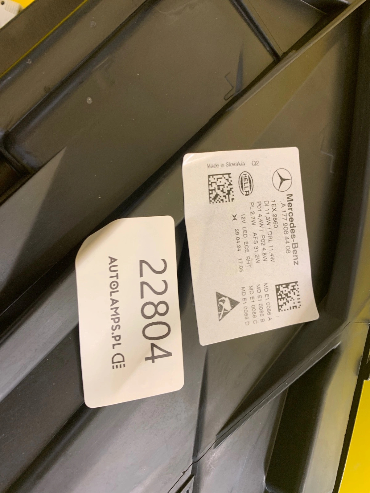 Reflektor Lampa Prawa Mercedes A-Klasa W177 19+ USA Full Led Multibeam A1779064406 Autolamps 2 Reflektor Lampa Prawa Mercedes A-Klasa W177 19+ USA Full Led Multibeam A1779064406