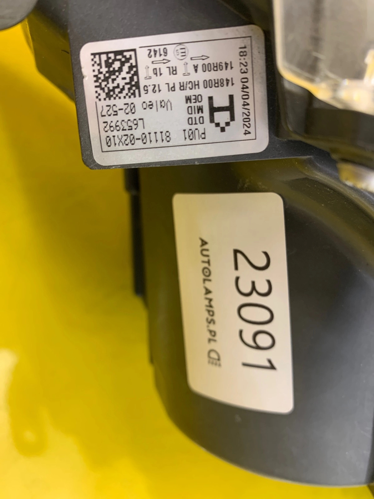 Reflektor Lampa prawa Toyota Corolla E21 Lift HB 81110-02X10 Autolamps 2 Reflektor Lampa prawa Toyota Corolla E21 Lift HB 81110-02X10