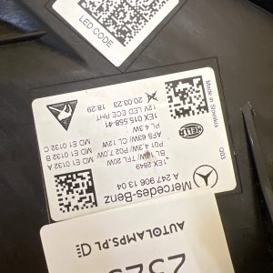 Reflektor Lampa lewa Mercedes B-Klasa W247 Full Led A2479061304