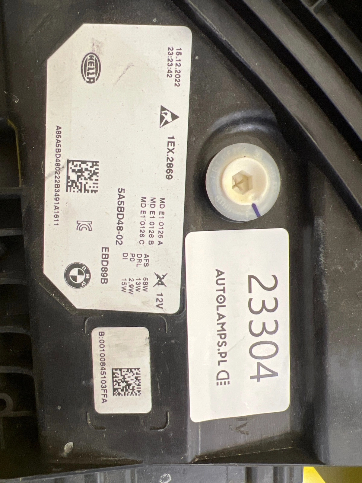 Reflektor Lampa Prawa BMW X1 U11 22- Full Led 5A5BD48-02 Autolamps 2 Reflektor Lampa Prawa BMW X1 U11 22- Full Led 5A5BD48-02