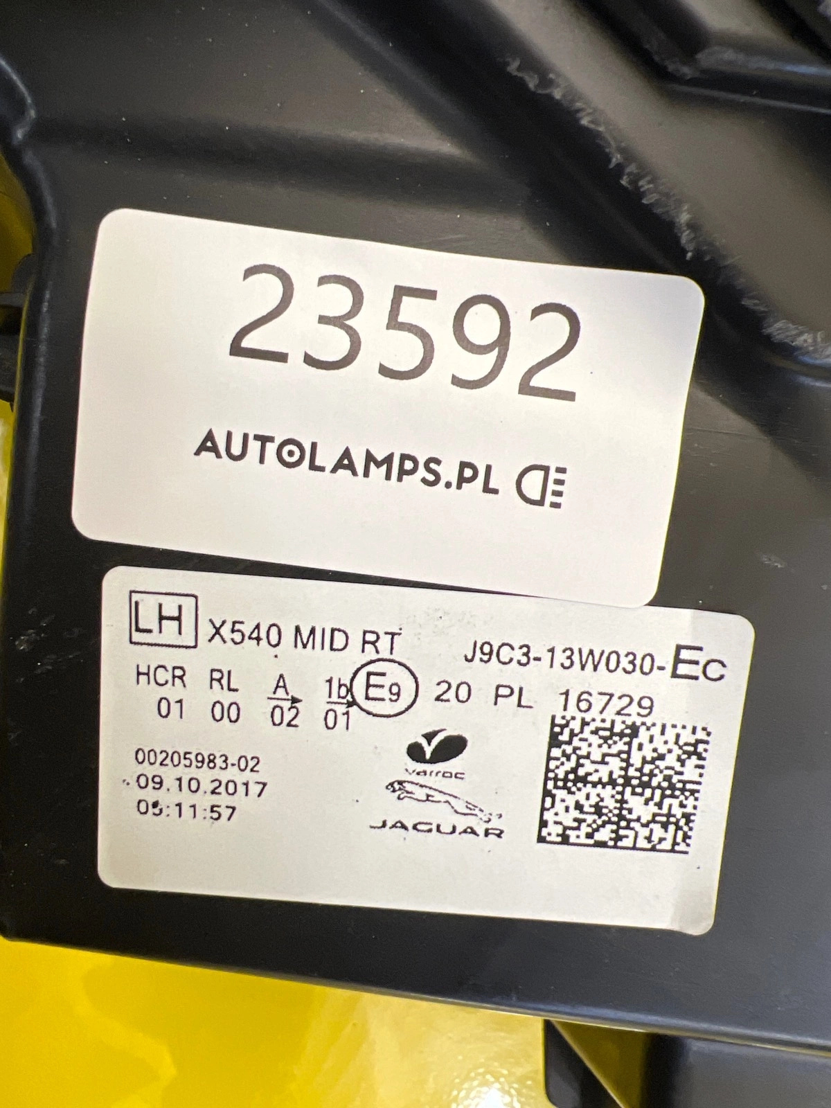 Reflektor Lampa Lewa Jaguar E-Pace Full Led J9C3-13W030-EC Autolamps 2 Reflektor Lampa Lewa Jaguar E-Pace Full Led J9C3-13W030-EC