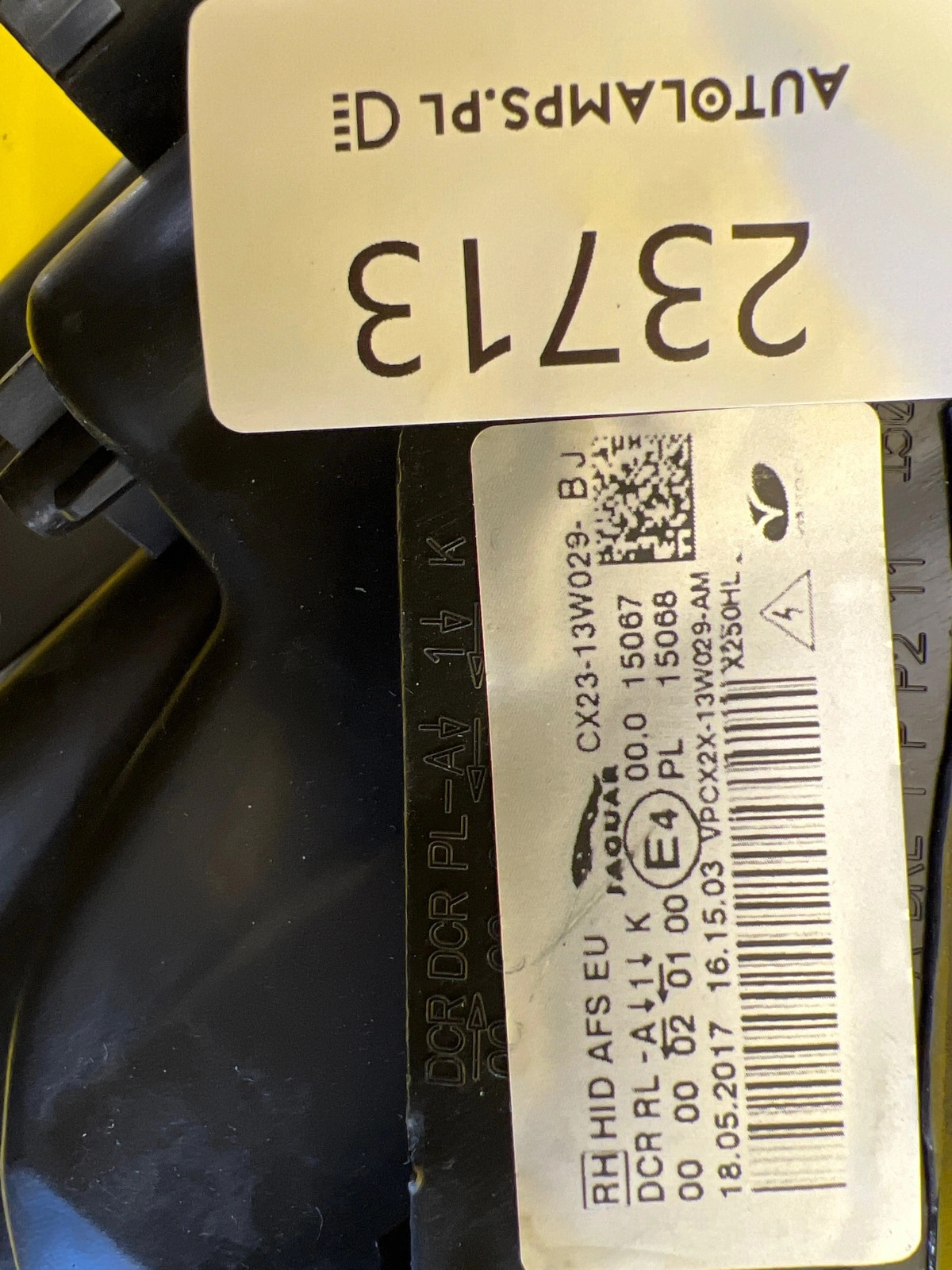 Reflektor Jaguar XF I X250 Lift Xenon Lampa Prawa Przednia CX23-13W029-BJ Autolamps 2 Reflektor Jaguar XF I X250 Lift Xenon Lampa Prawa Przednia CX23-13W029-BJ