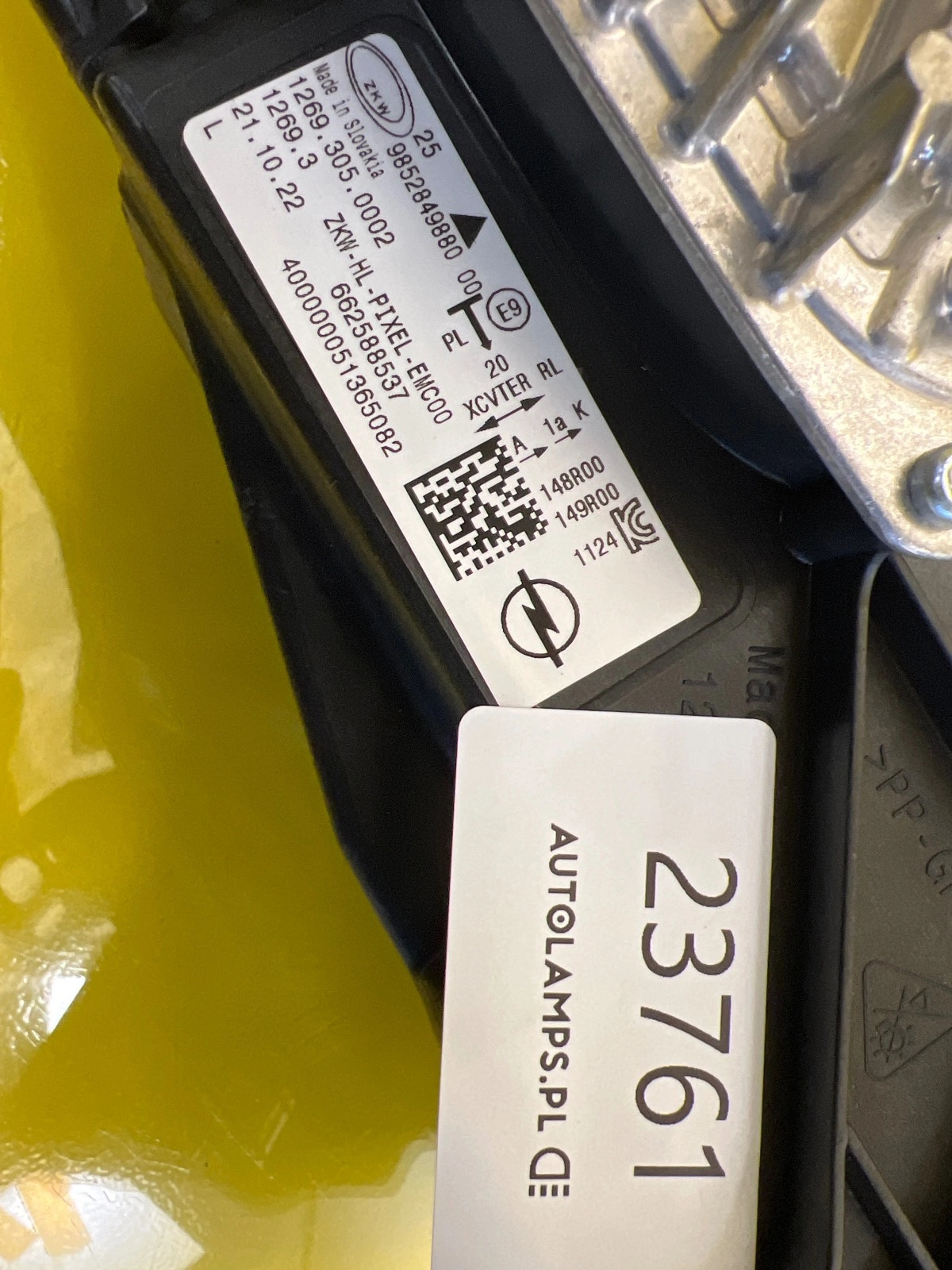 Reflektor Lampa Lewa Opel Astra 6 VI L 21- Full Led 9852849880 Autolamps 2 Reflektor Lampa Lewa Opel Astra 6 VI L 21- Full Led 9852849880