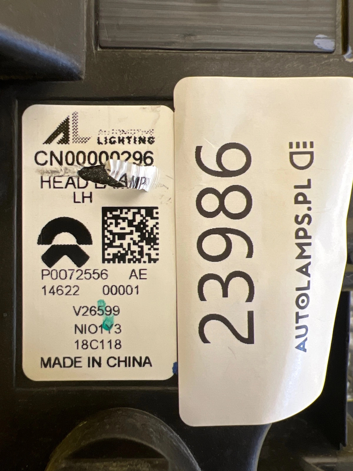 Reflektor Lampa Lewa Przednia Nio ES8 Full Led CN000000296 Autolamps 2 Reflektor Lampa Lewa Przednia Nio ES8 Full Led CN000000296