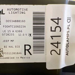 Reflektor Lampa Prawa Jeep Compass II 17- Led 00534888160