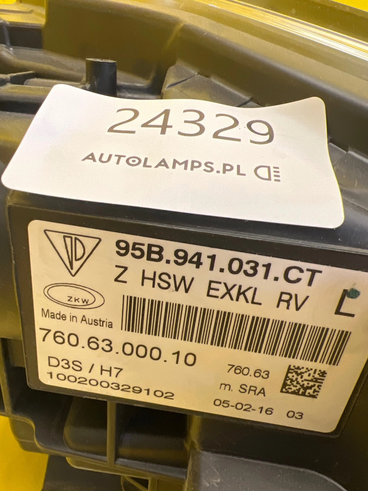 Reflektor Lampa Lewa Porsche Macan 95B Turbo GTS Xenon Skrętna Led 95B941031CT Autolamps 2 Reflektor Lampa Lewa Porsche Macan 95B Turbo GTS Xenon Skrętna Led 95B941031CT