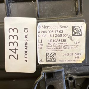 Reflektor Lampa Lewa Mercedes C-Klasa W206 Full Led Digital Light A2069064703 21-