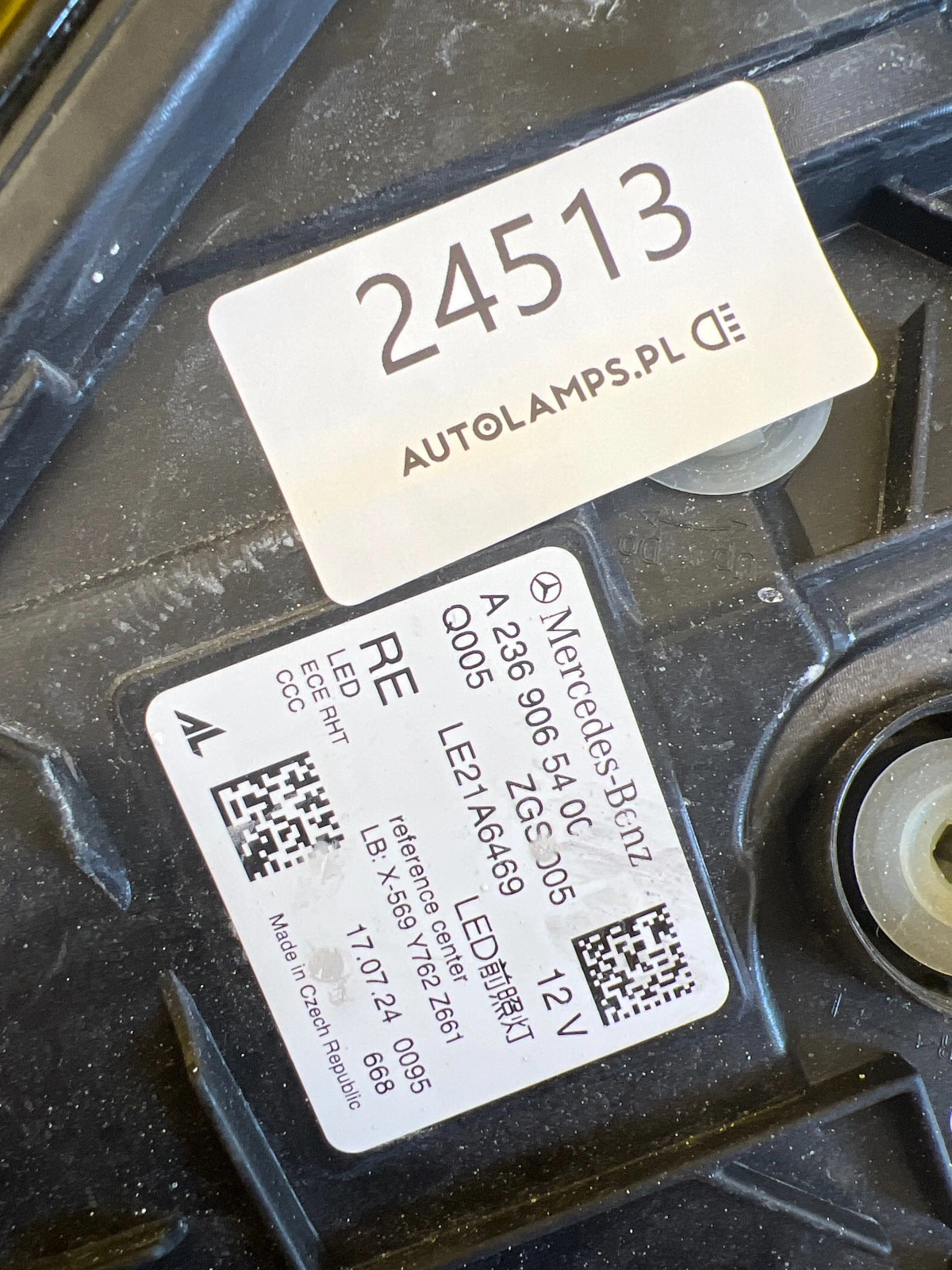 Reflektor Lampa prawa Mercedes CLE Coupe W236 Led Performance A2369065400 Autolamps 2 Reflektor Lampa prawa Mercedes CLE Coupe W236 Led Performance A2369065400