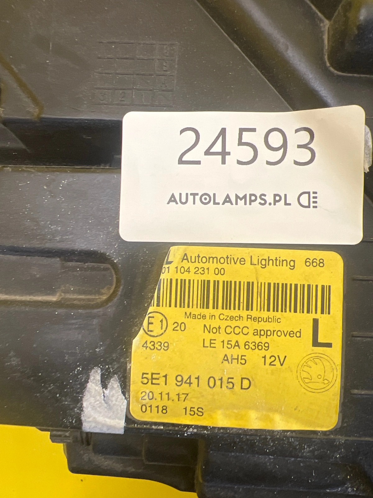 Reflektor Lampa Lewa Przednia Skoda Octavia 3 Full Led 5E1941015D Autolamps 2 Reflektor Lampa Lewa Przednia Skoda Octavia 3 Full Led 5E1941015D