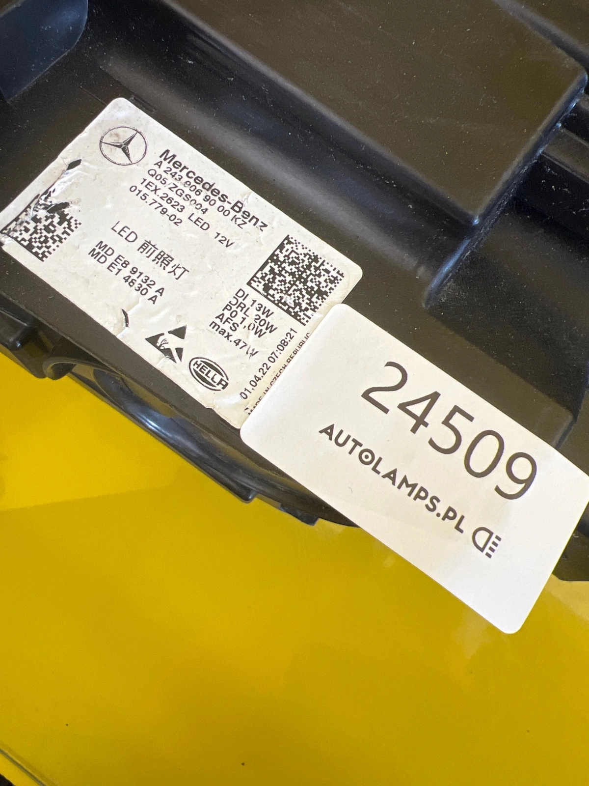 Reflektor Lampa Prawa Mercedes EQB EQA W243 Full Led A2439069000 Autolamps 2 Reflektor Lampa Prawa Mercedes EQB EQA W243 Full Led A2439069000