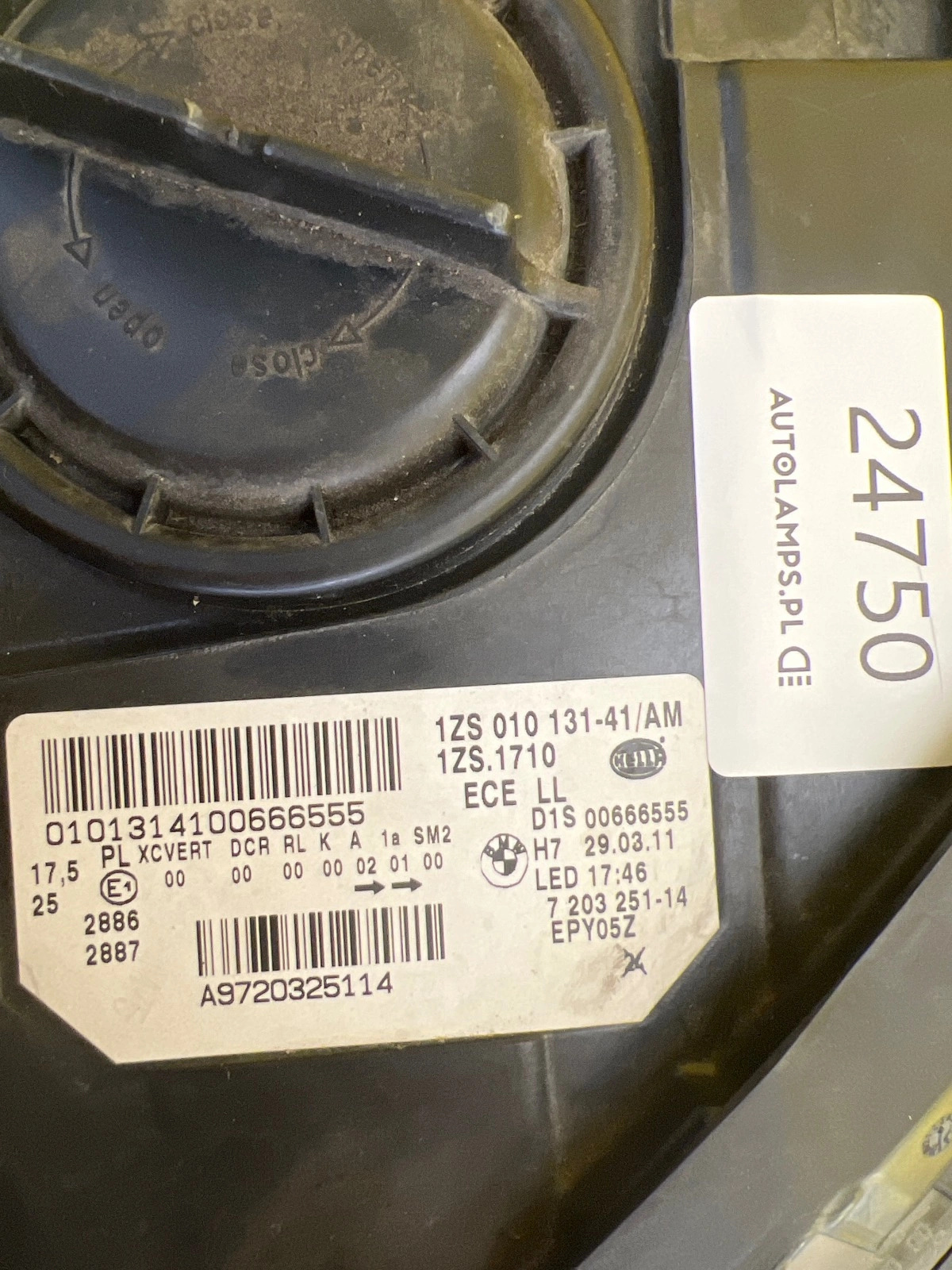 Reflektor Lampa Lewa BMW 5 F10 F11 Xenon Skrętna 7203251-14 Autolamps 2 Reflektor Lampa Lewa BMW 5 F10 F11 Xenon Skrętna 7203251-14