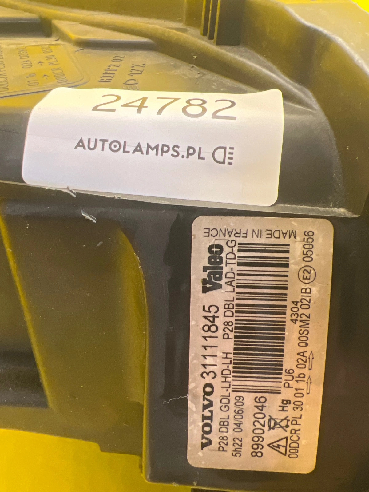 Reflektor Lampa Lewa Volvo XC90 Xenon 07-14 89902046 Autolamps 2 Reflektor Lampa Lewa Volvo XC90 Xenon 07-14 89902046